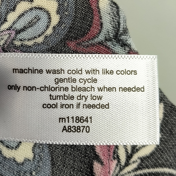 Lane Bryant Floral Ruffle Skirt Women's Size 14/16 Black Boho - Picture 6 of 10